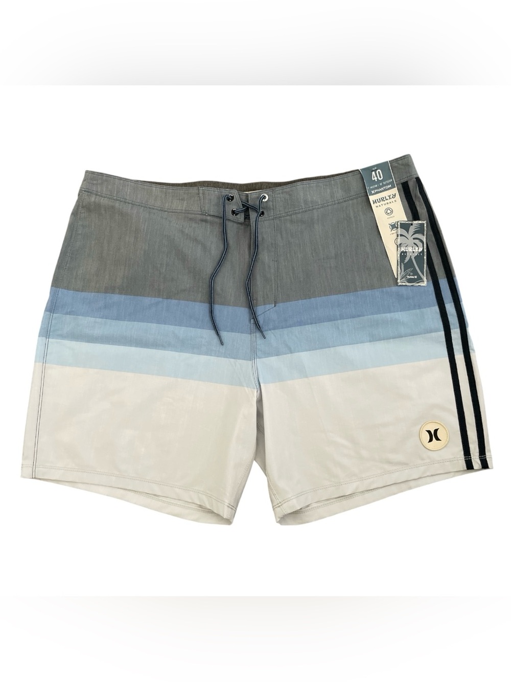 NWT Hurley Phantom Naturals Tailgate 18" Boardshorts Men's Size 40